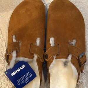 Birkenstock Shearling Clogs, new with tags, size 39